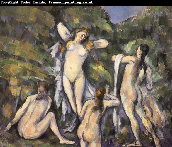Paul Cezanne Bath four women who